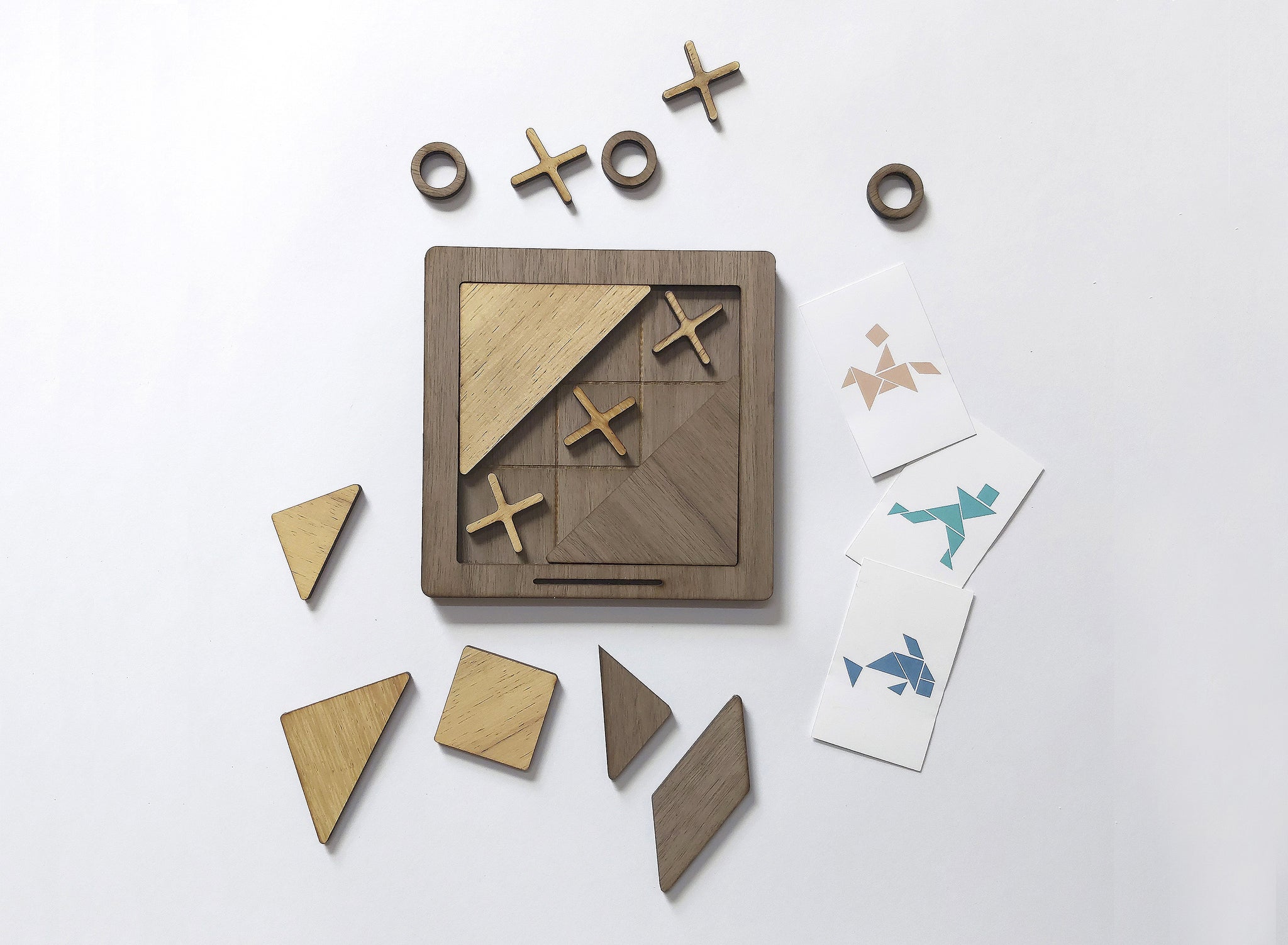 Tangram y Gato/Tangram & Tictactoe